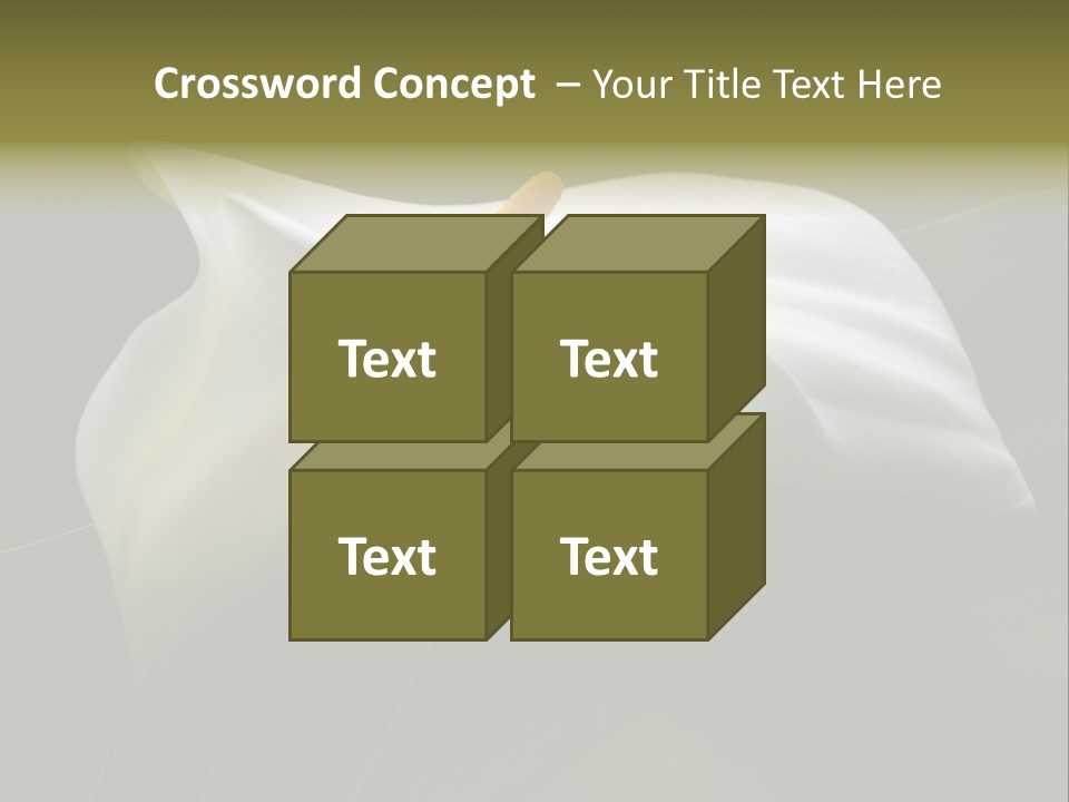 Calla Lily Botany Plant PowerPoint Template