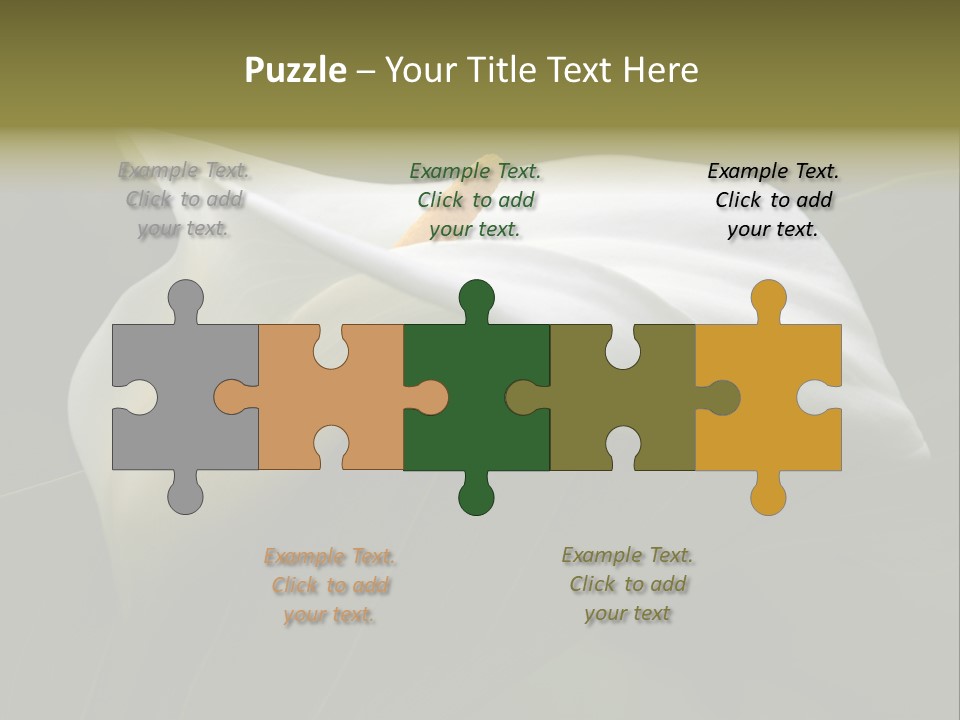 Calla Lily Botany Plant PowerPoint Template