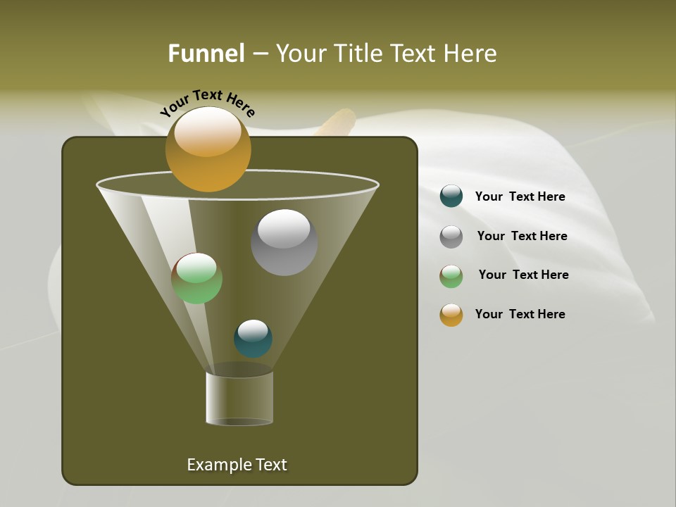 Calla Lily Botany Plant PowerPoint Template