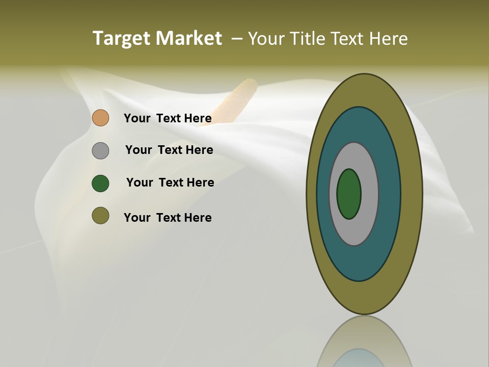 Calla Lily Botany Plant PowerPoint Template