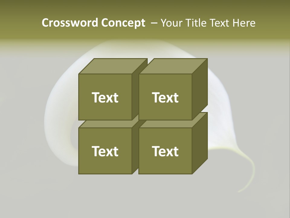 Green Lily Showy PowerPoint Template