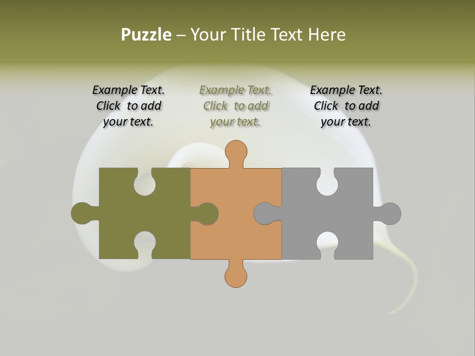 Green Lily Showy PowerPoint Template