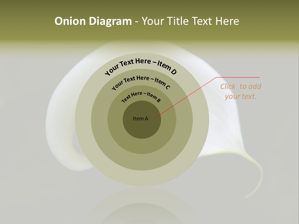 Green Lily Showy PowerPoint Template