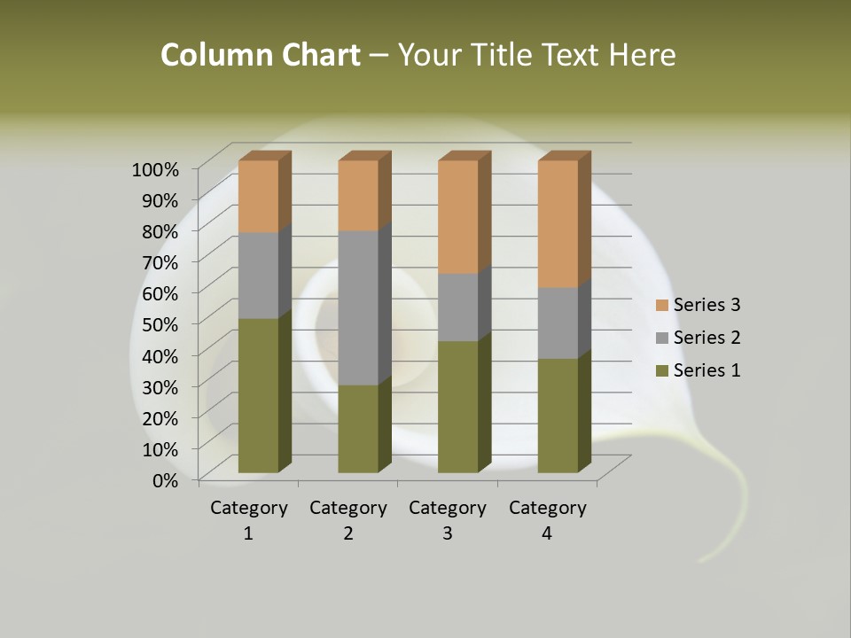 Green Lily Showy PowerPoint Template