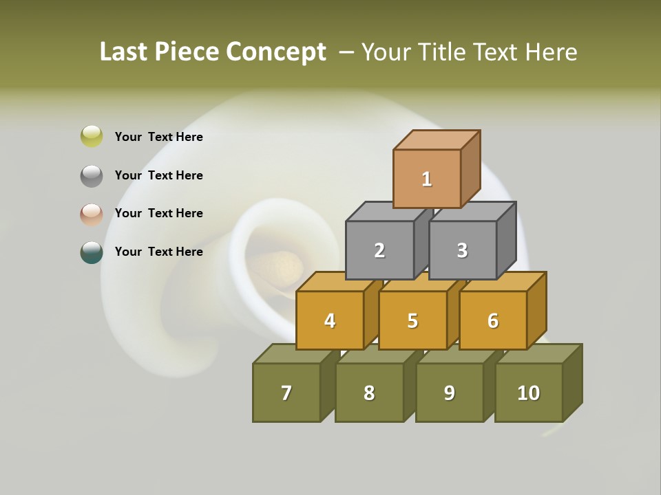 Green Lily Showy PowerPoint Template