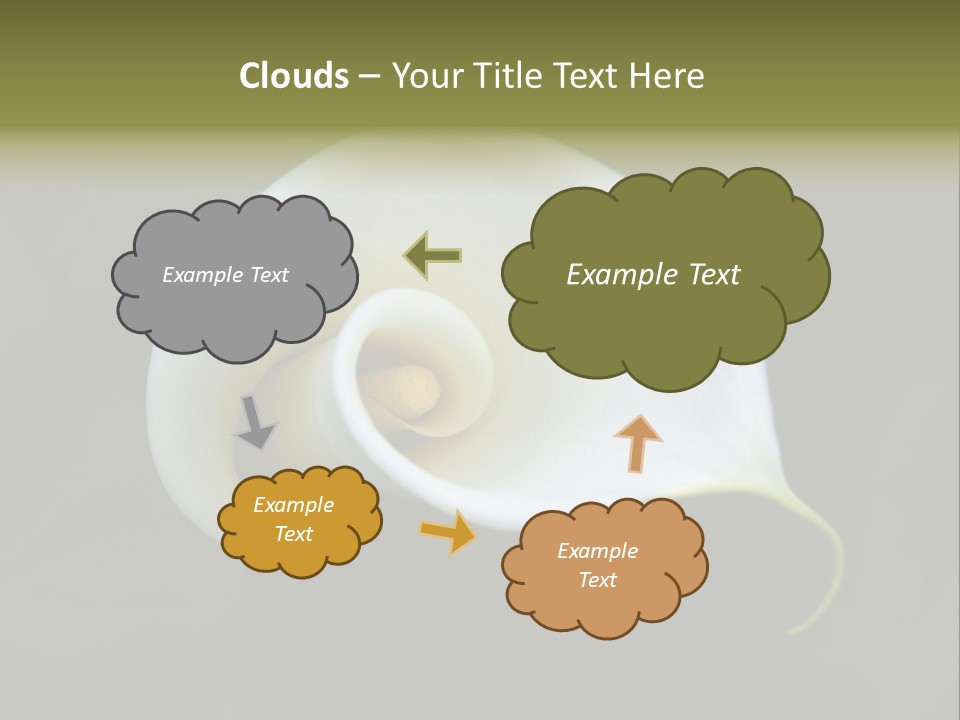 Green Lily Showy PowerPoint Template