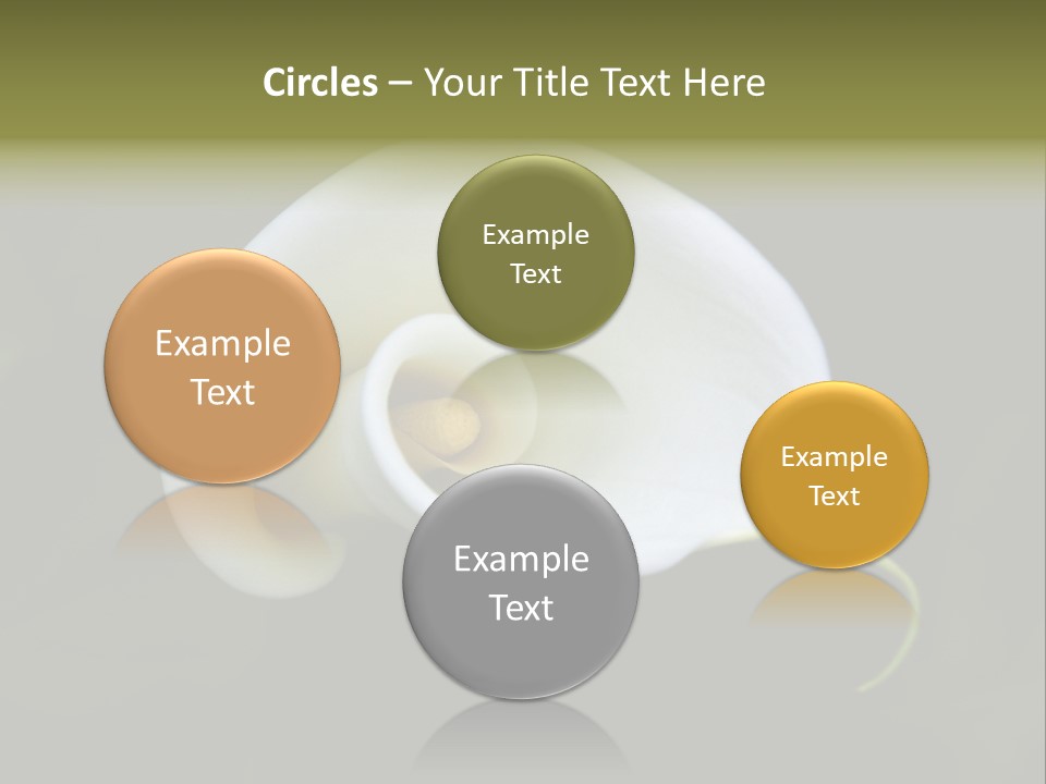 Green Lily Showy PowerPoint Template