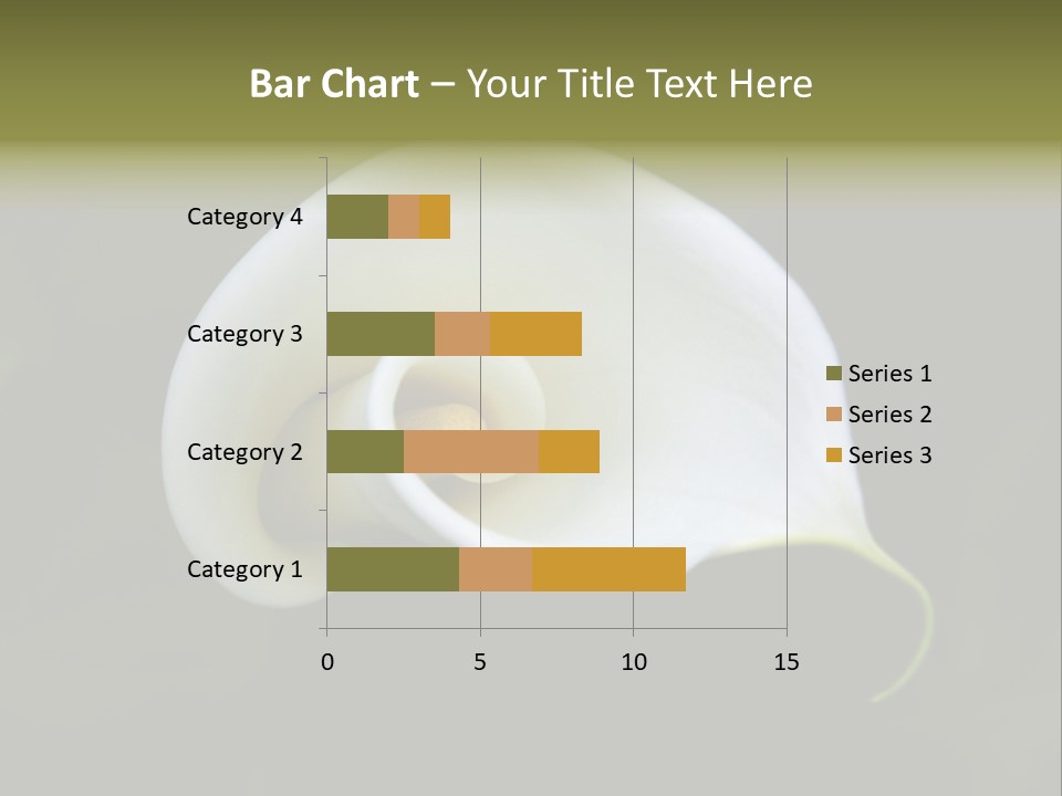 Green Lily Showy PowerPoint Template