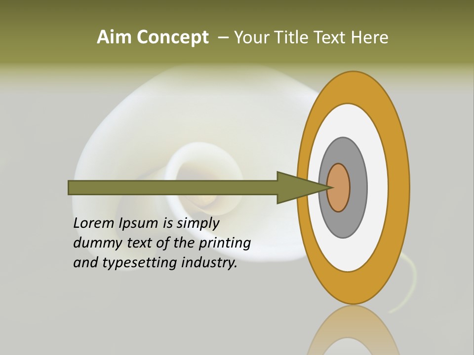 Green Lily Showy PowerPoint Template