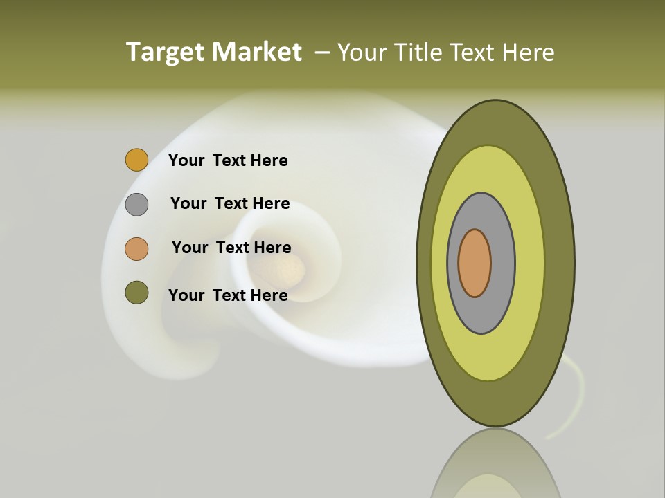 Green Lily Showy PowerPoint Template