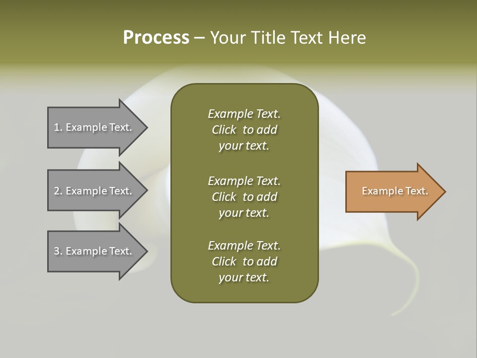 Green Lily Showy PowerPoint Template