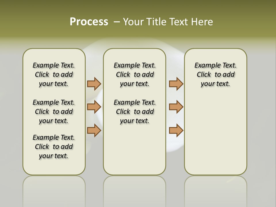 Green Lily Showy PowerPoint Template