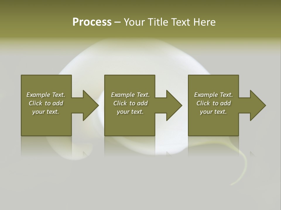 Green Lily Showy PowerPoint Template