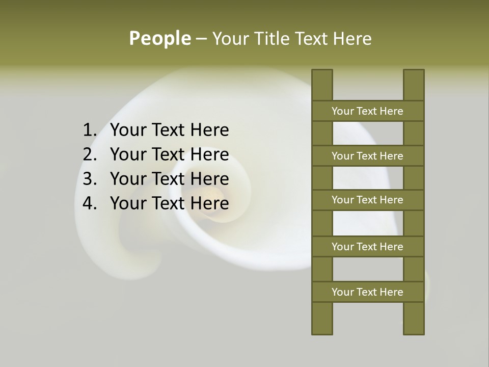 Green Lily Showy PowerPoint Template