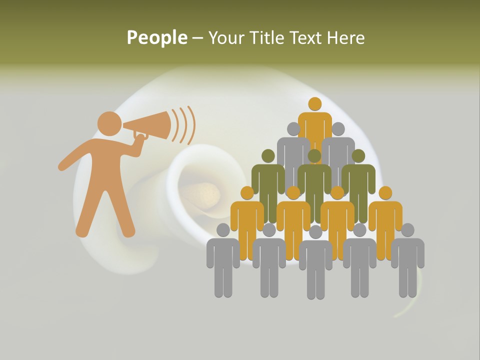 Green Lily Showy PowerPoint Template