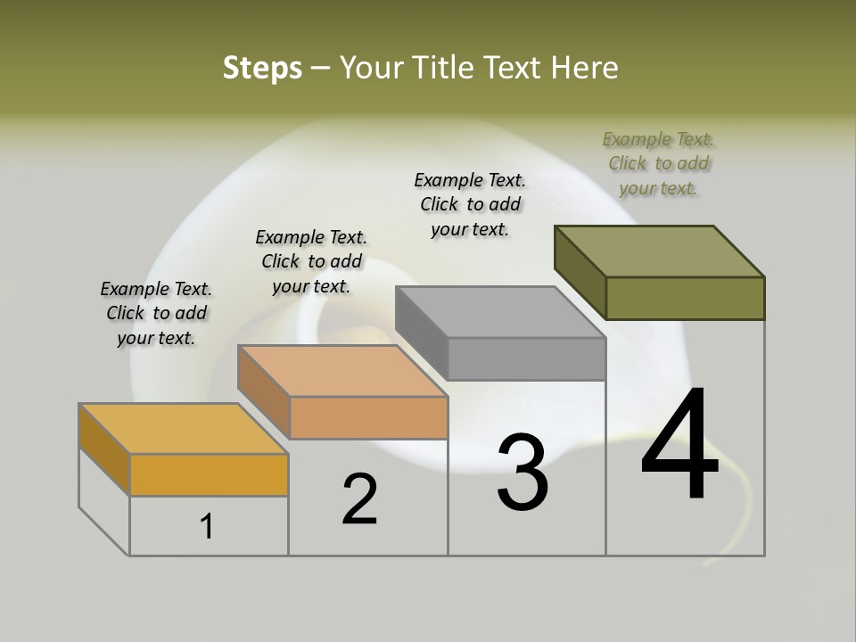 Green Lily Showy PowerPoint Template