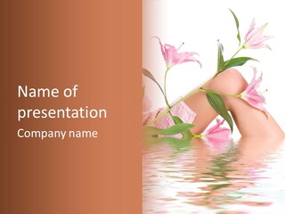 Lifestyle Model Female PowerPoint Template