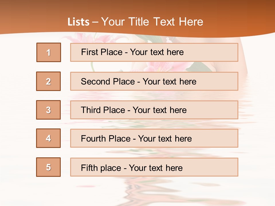 Background Hair Woman PowerPoint Template