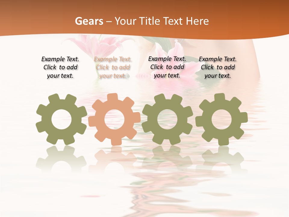 Background Hair Woman PowerPoint Template