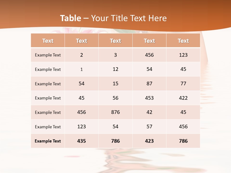 Background Hair Woman PowerPoint Template