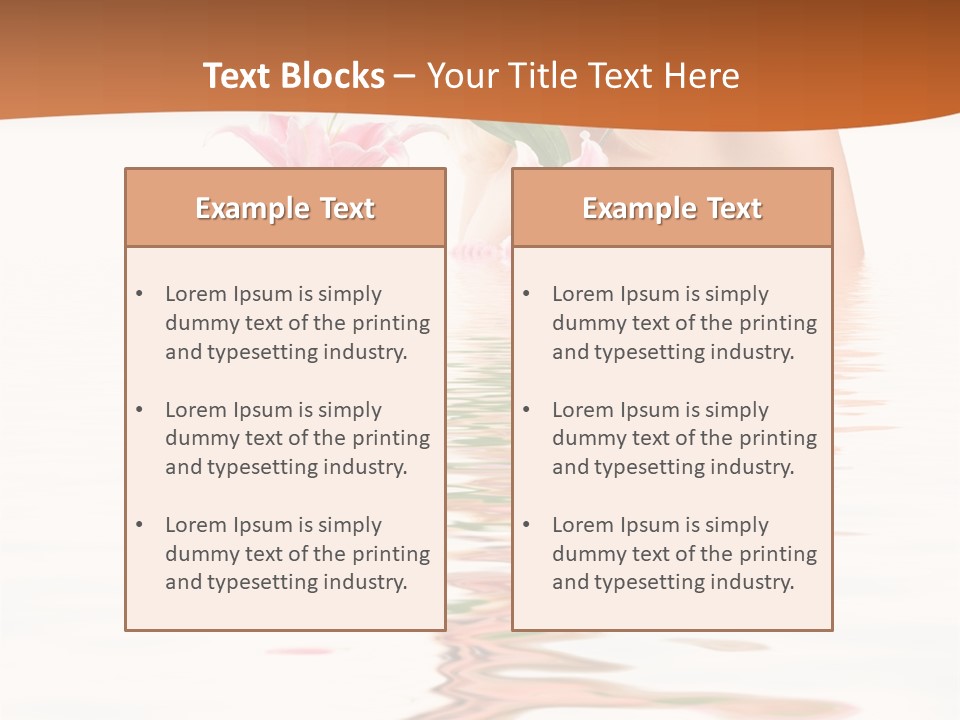 Background Hair Woman PowerPoint Template