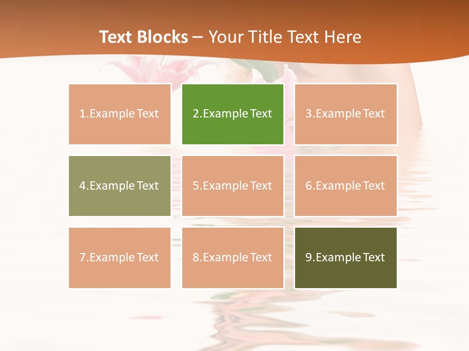 Background Hair Woman PowerPoint Template