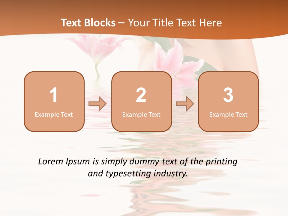 Background Hair Woman PowerPoint Template