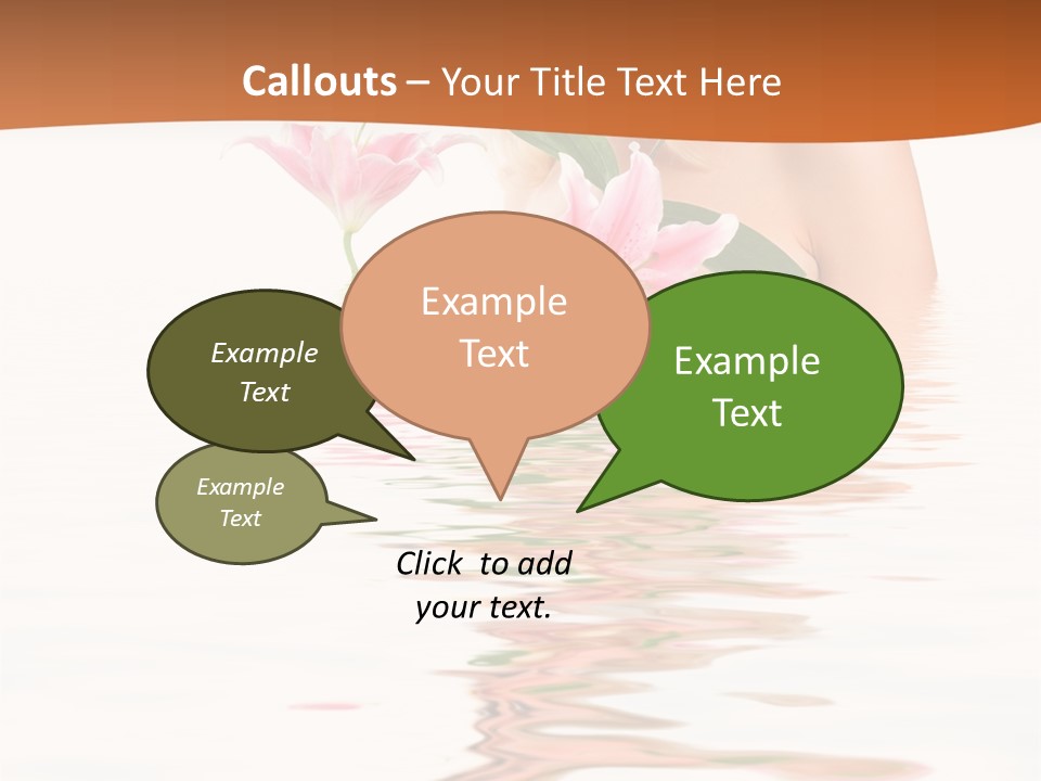 Background Hair Woman PowerPoint Template