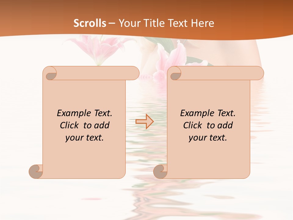 Background Hair Woman PowerPoint Template