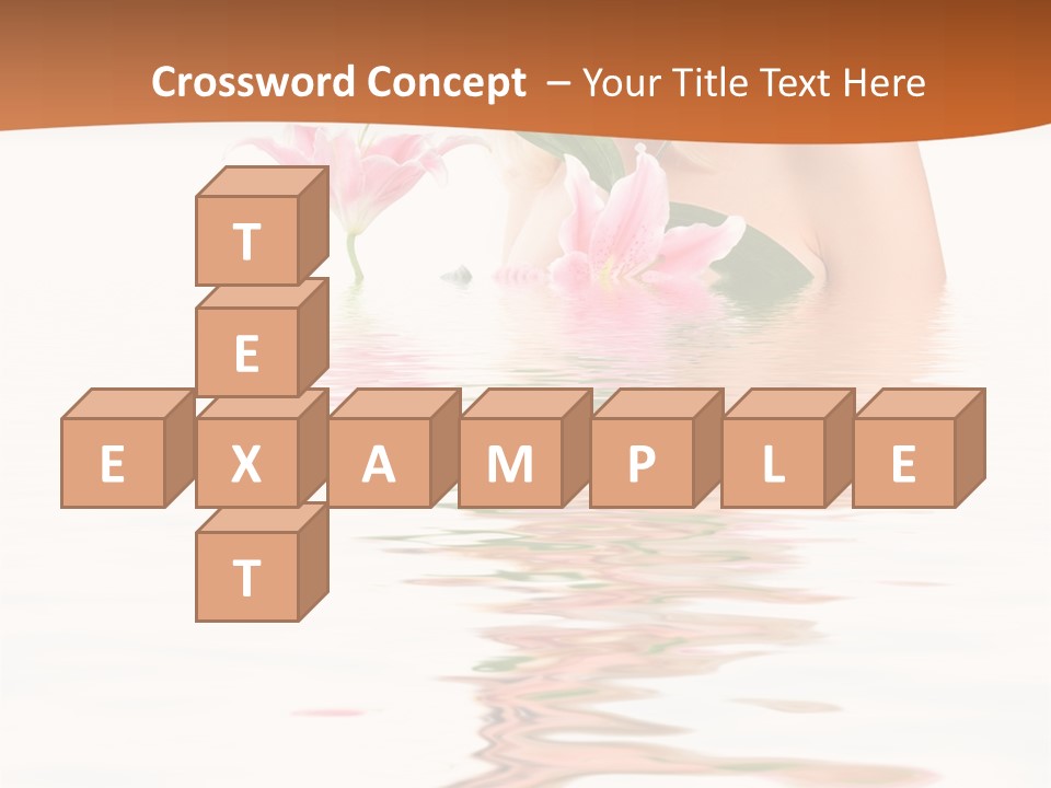 Background Hair Woman PowerPoint Template