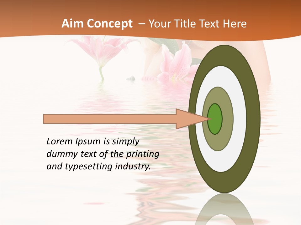 Background Hair Woman PowerPoint Template