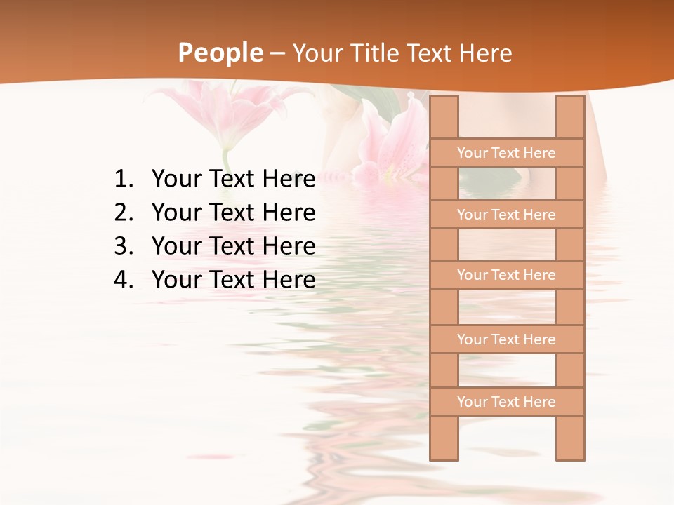 Background Hair Woman PowerPoint Template