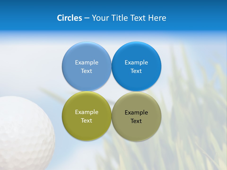Field Cloud Playing PowerPoint Template