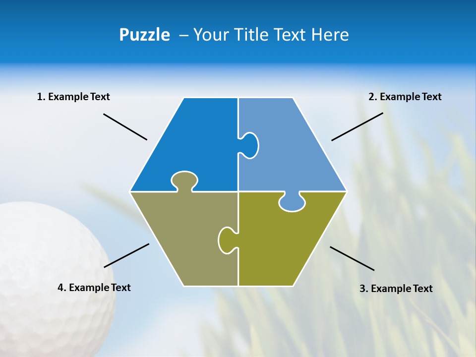 Field Cloud Playing PowerPoint Template