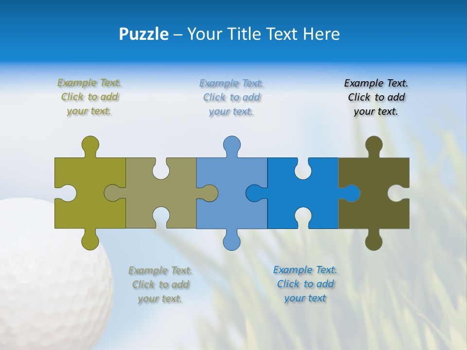 Field Cloud Playing PowerPoint Template