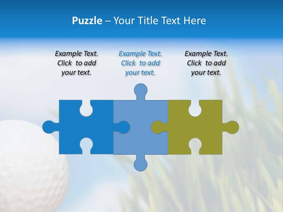 Field Cloud Playing PowerPoint Template