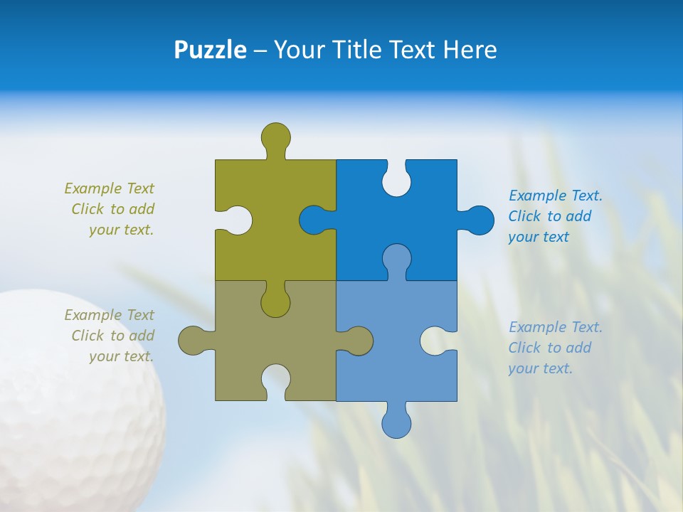 Field Cloud Playing PowerPoint Template