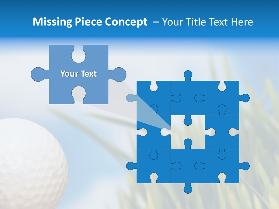 Field Cloud Playing PowerPoint Template