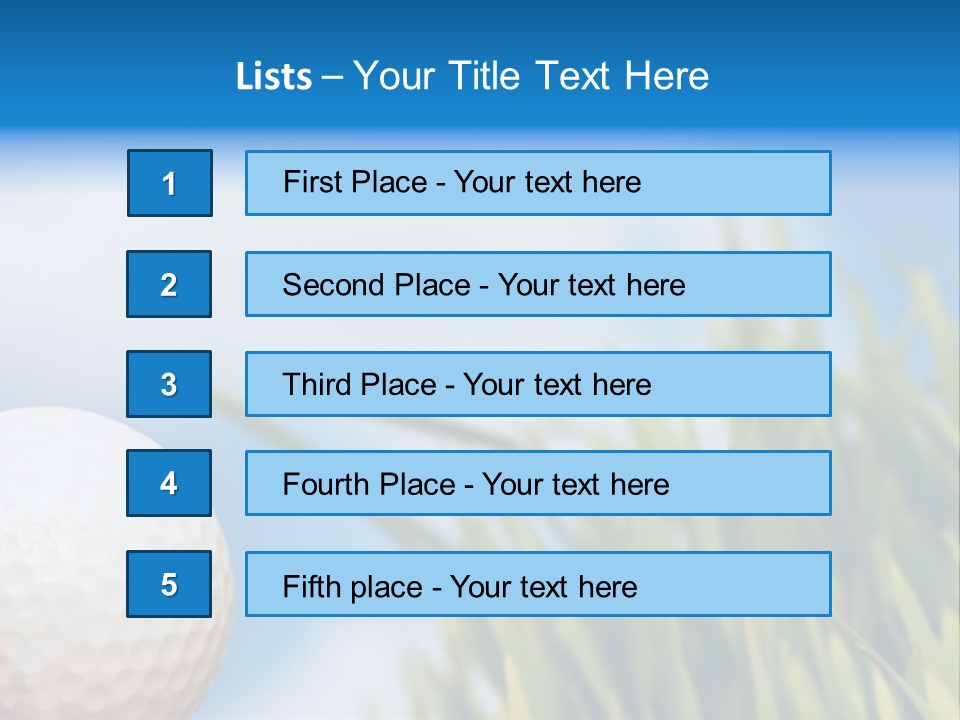 Field Cloud Playing PowerPoint Template