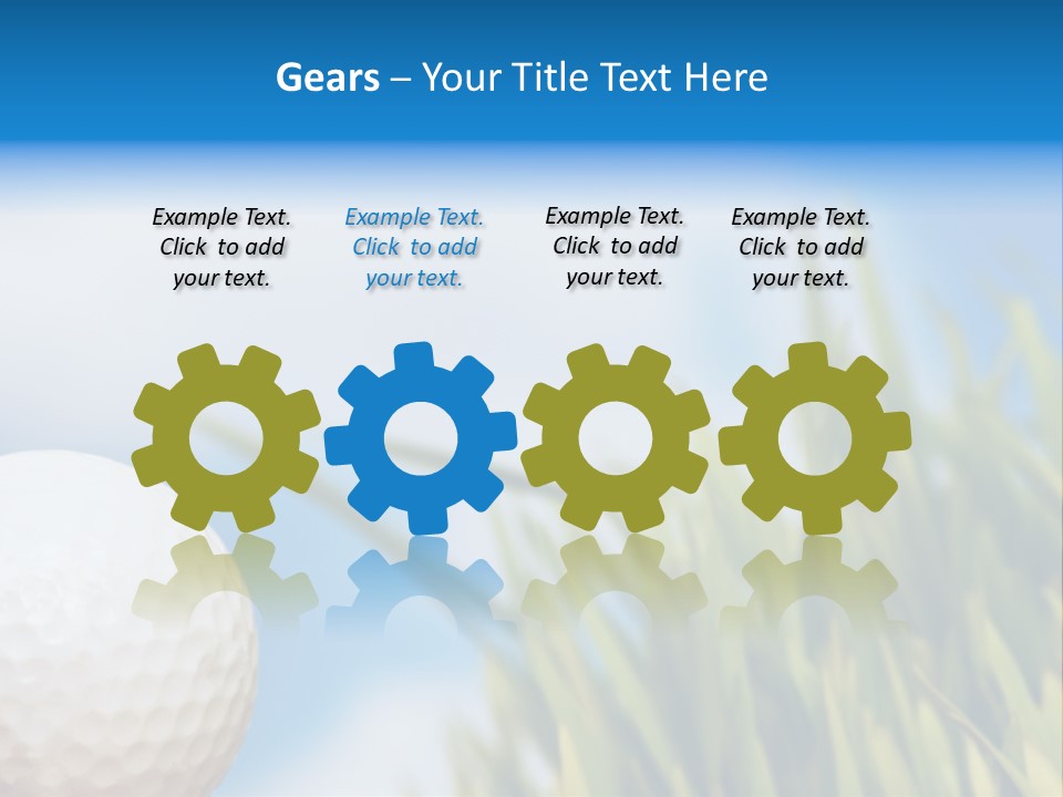 Field Cloud Playing PowerPoint Template