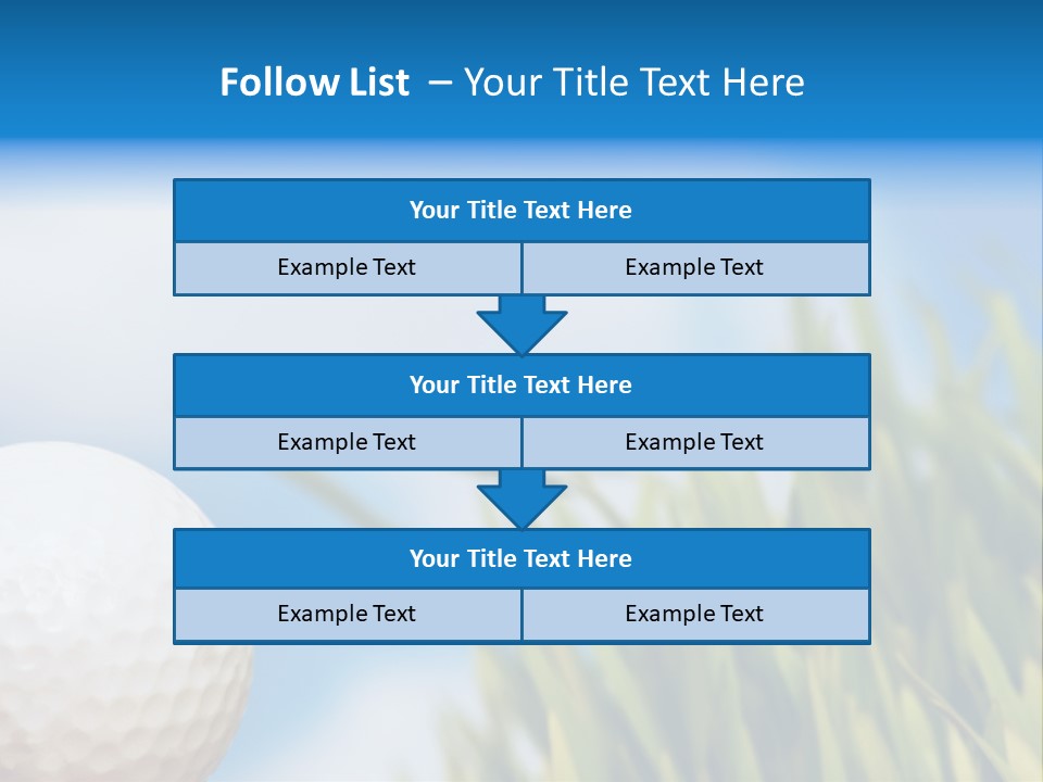 Field Cloud Playing PowerPoint Template