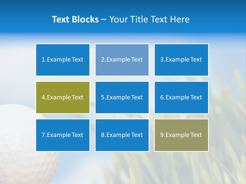 Field Cloud Playing PowerPoint Template