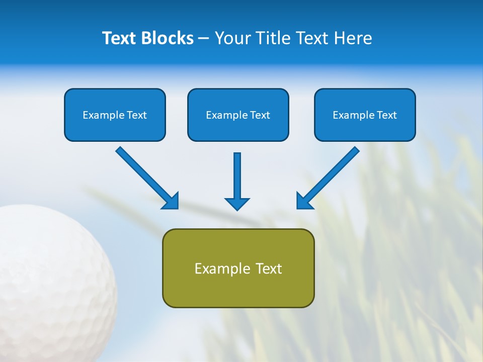 Field Cloud Playing PowerPoint Template