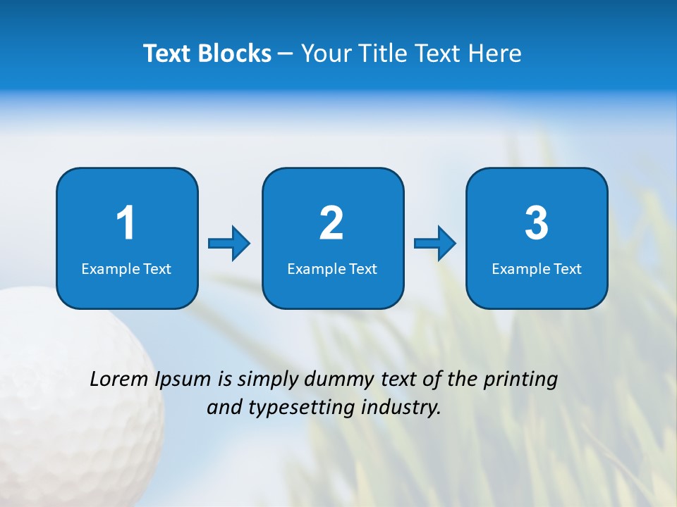 Field Cloud Playing PowerPoint Template