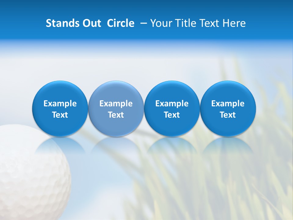 Field Cloud Playing PowerPoint Template