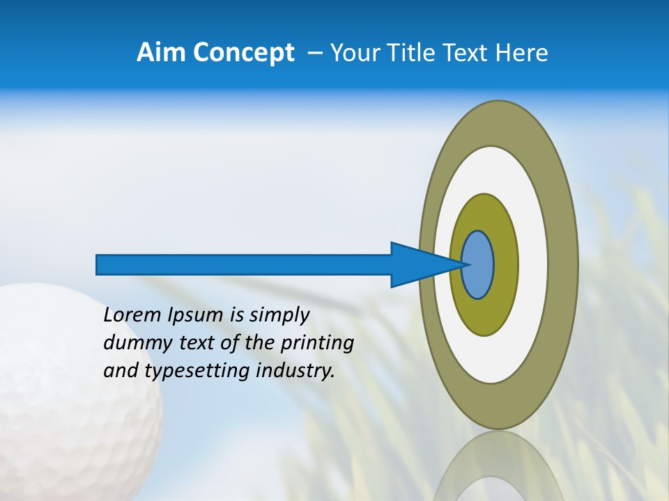 Field Cloud Playing PowerPoint Template