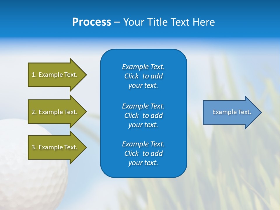 Field Cloud Playing PowerPoint Template