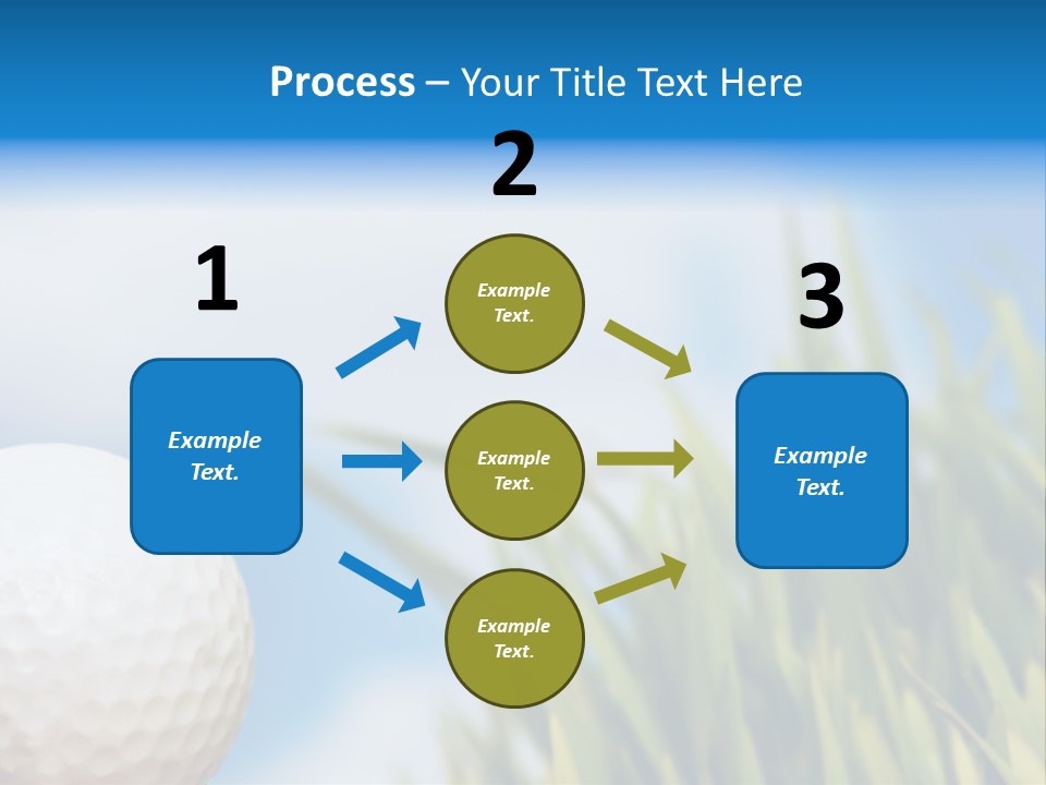 Field Cloud Playing PowerPoint Template