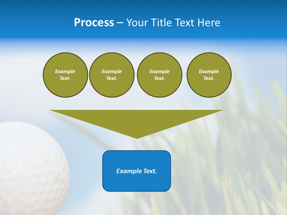 Field Cloud Playing PowerPoint Template