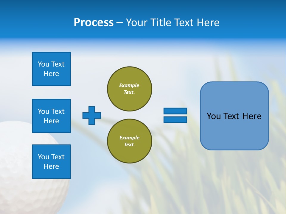 Field Cloud Playing PowerPoint Template